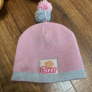 Care Bears Pink and Gray Cheer Beanie